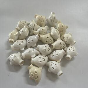 22 Vintage Halloween Ghosts Plastic Blow Molds String Light Covers NO‎ LIGHTS